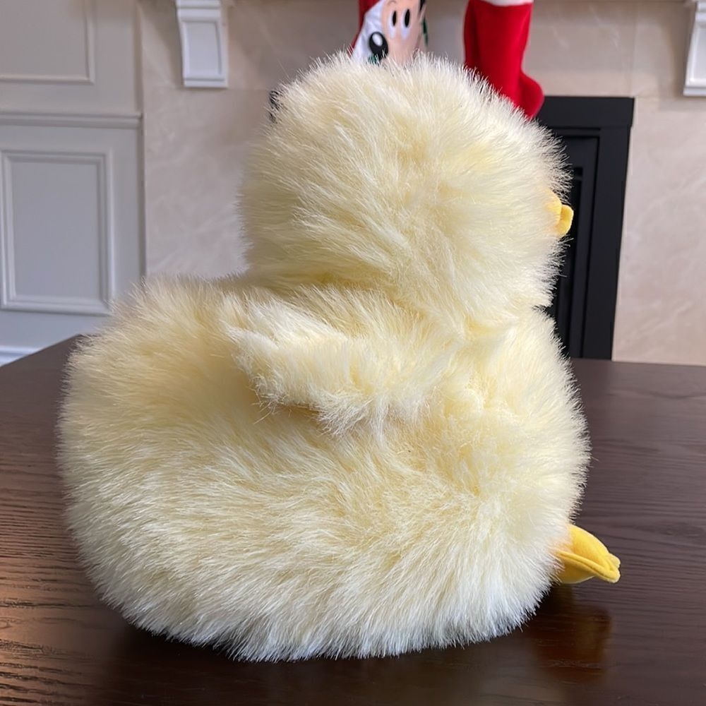 Large Fluffy Yellow Chick 11” long 13” tall Baby Chicken Excellent Used Conditi… - Picture 3 of 7